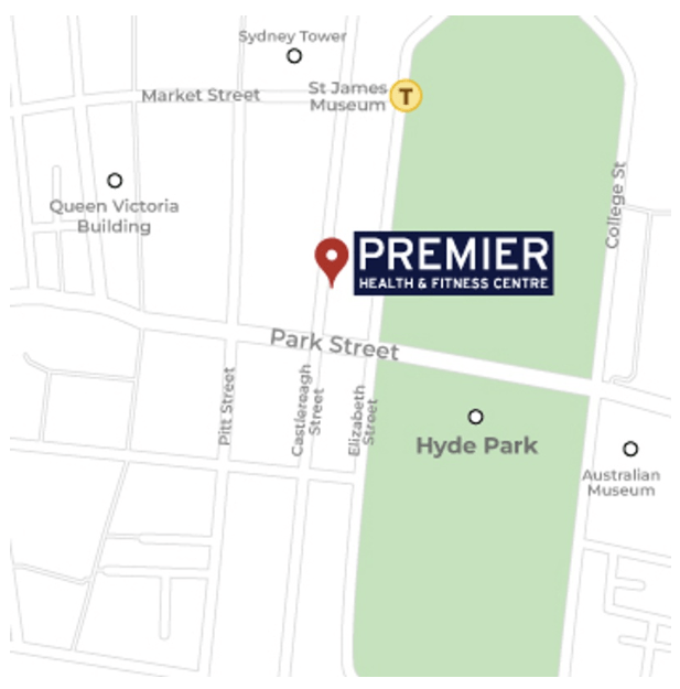 Premier Sydney City or Sydney CBD Map